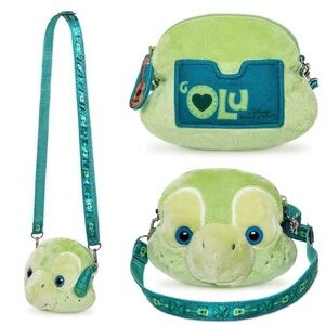 NWT Exclusive to Disney Aulani Hawaii 🐢 Olu the Sea Turtle Plush Crossbody Bag